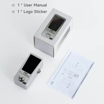 FLAMMA Tuner Pedal FC04 Chromatic Guitar Tuner Pedal, Tuning Pedal for High Precision 1 Cent with Pitch Indicator for Guitar and Bass, True Bypass image 8