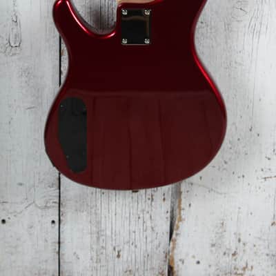 Yamaha TRBX174 RM Double Cutaway 4 String Electric Bass Guitar Red Metallic image 7