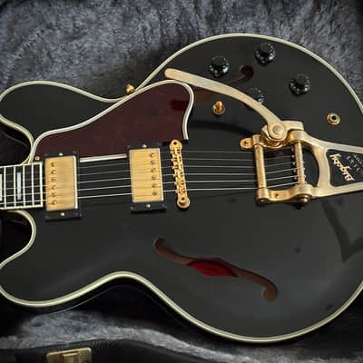 Gibson Custom Shop ES-355 Reissue "Black Beauty" Keith Richards Look, Ebenholz, Bigsby, Classic 57 PU´s ​ 2011 - Ebony image 25