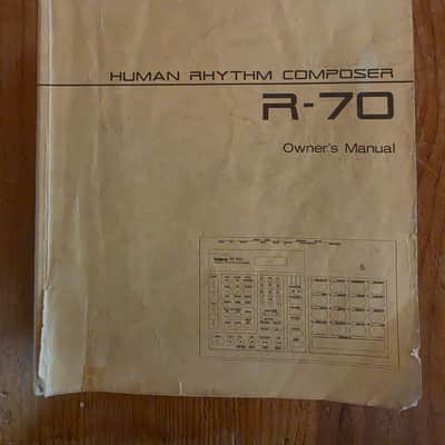 Roland R-70 Human Rhythm Composer 1990s Includes M256E memory card image 2