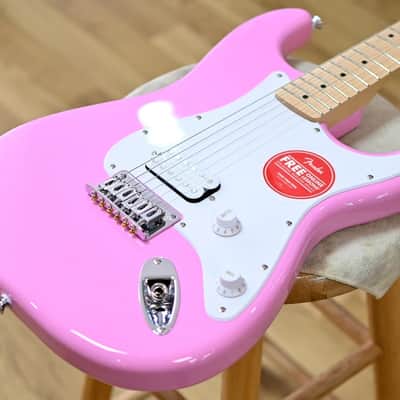 Fender Squier Sonic Stratocaster HT H Flash Pink Electric Guitar image 8