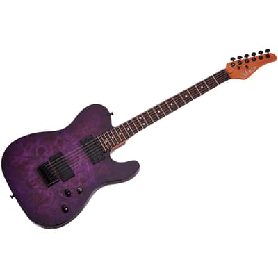 PT Standard Purple Burst Burl Schecter image 1