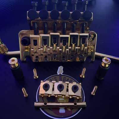 Floyd Rose Original Style Tremolo System FRT - 1000 Gold | Locking Nut Included | DHL Express Delivery Included | image 9
