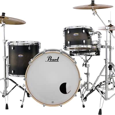 Pearl Decade Maple 3-Piece Shell Pack - Satin Black Burst (DMP943XP/C262) image 1