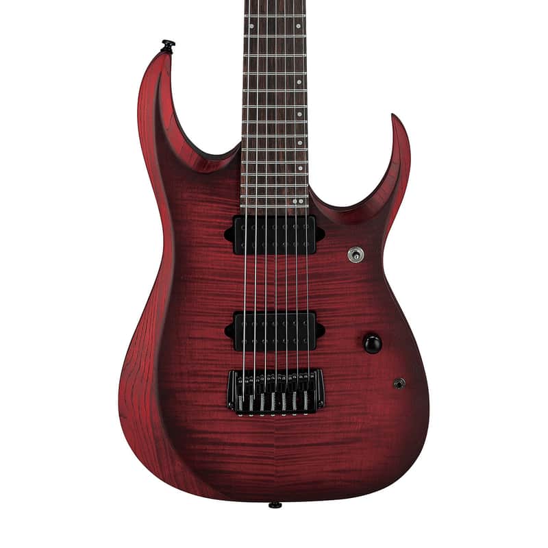 Ibanez RGD721FA Standard 7-string Electric - Stained Wine Red Burst Flat image 1