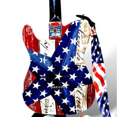 2022 Outlaw Guitar Company - “Merica” Finish #008 (1 of 1)- Tele Style Electric Guitar image 2