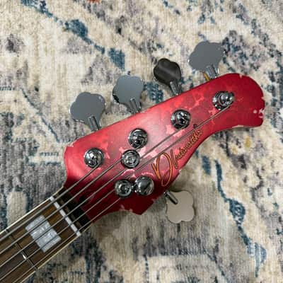 Dhatarattha DEB5 Jazz Bass 5 string - PAISLEY RELIC image 3