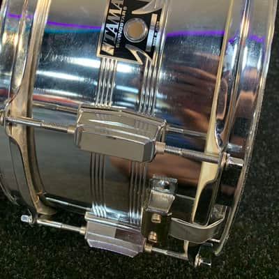 Vintage 1980's TAMA Royalstar 7-Piece 8/10/12/13/16/22 Drum Kit Set in Super Mahogany Satin w/ Metal Snare Drum image 14