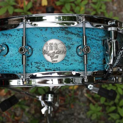 HHG Drums Super-muff Seamless Copper Snare Drum 2022 Natural Patina Copper image 22