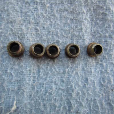 Vintage Fender Tuner Bushings Set Of 5 Tuners Bushings Vintage Fender Tuner Bushings Fits Stratocasters Telecaster & Others Genuine Vintage Parts image 3