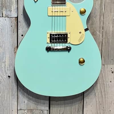Gretsch G2215-P90 Streamliner Junior Jet Club Mint Metallic, This Guitar Flat Our Rocks with Tone image 4