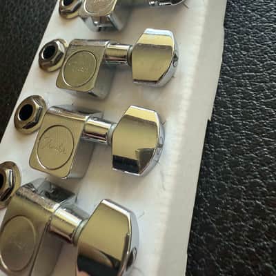 Fender 099-0820-100 American Standard Stratocaster/Telecaster Tuning Heads (6) 2010s - Chrome image 3
