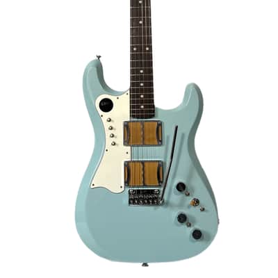 Fiam Guitars Mirari 2022 Aged Sonic Blue, by past Ronin luthier Izzy Lugo’ OG Redwood body NEW (Authorized Dealer) image 1