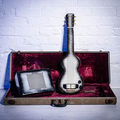 Rickenbacker Model 59 Lap Steel and Amplifier set 1946 - Silver Burst image 2