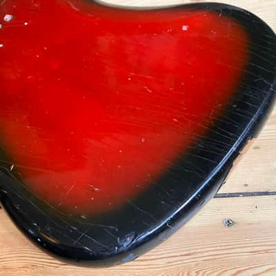 1960s Burns Baldwin Split Sound Jazz Guitar Body Made in England image 11