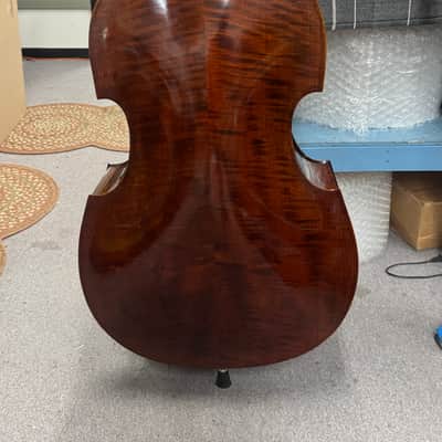 Encore. 3/4 Upright Double Bass.(2011)(Spruce/Flamed Maple)(Carry Bag) image 10