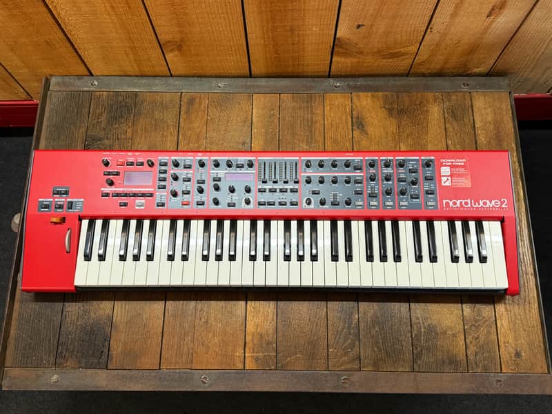 Nord Wave 2 61-Key 48-Voice Polyphonic Synthesizer 2013 - 2022 - Red image 1