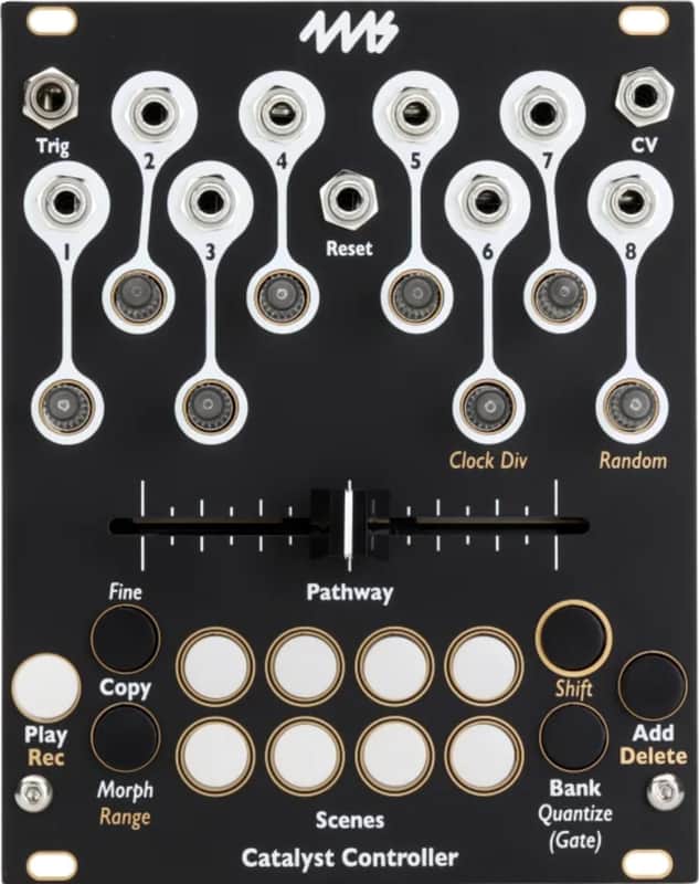 4MS Catalyst Controller Eurorack Synth Module, Black image 1