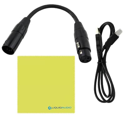 Enttec Open Dmx Usb Lighting Interface Controller Widget (Open Source/Hardware) Bundle Dmx Adapter 5 Pin(M) To 3 Pin(F) Xlr And Polishing Cloth image 5