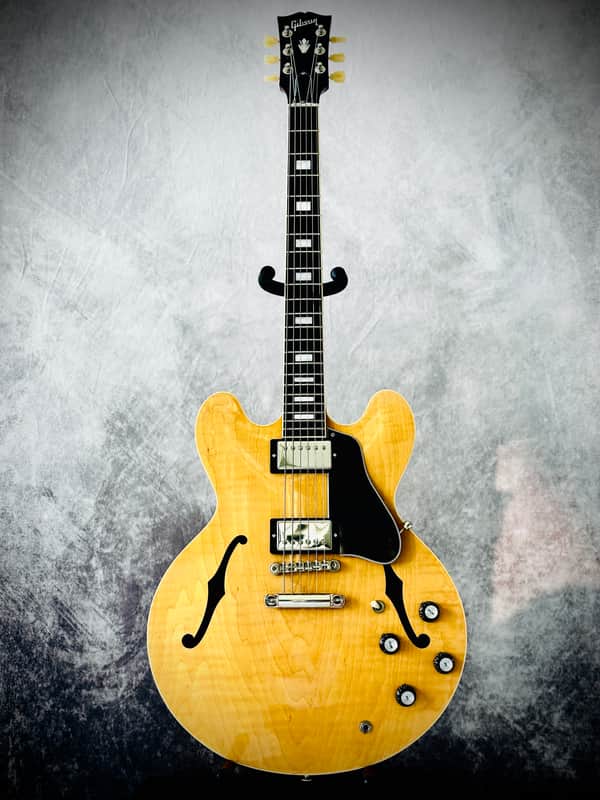 Gibson ES-335 Block 2023 Figured Antique Natural image 1