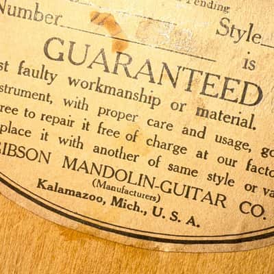 Gibson L-1 Archtop 1902 - 1925 - Natural image 9