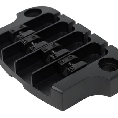 Hipshot SuperTone 3-Point Replacement Bridge for 4-String Gibson Bass - BLACK