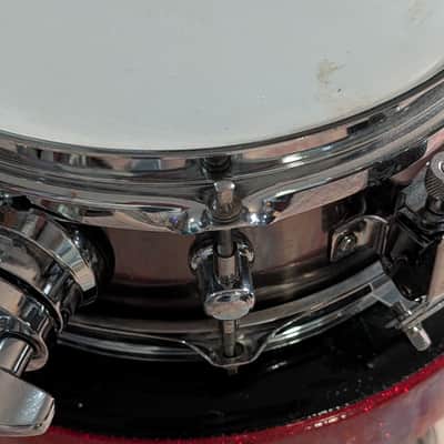 Pearl M80 Popcorn Snare Drum, Poplar Shell, SuperHoops II, 10 x 4, Snappy image 3
