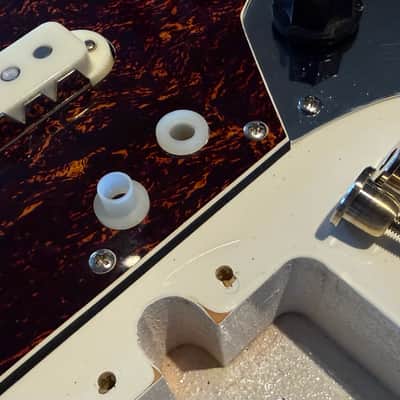 Squier Vintage Modified Bass VI body Olympic White image 11