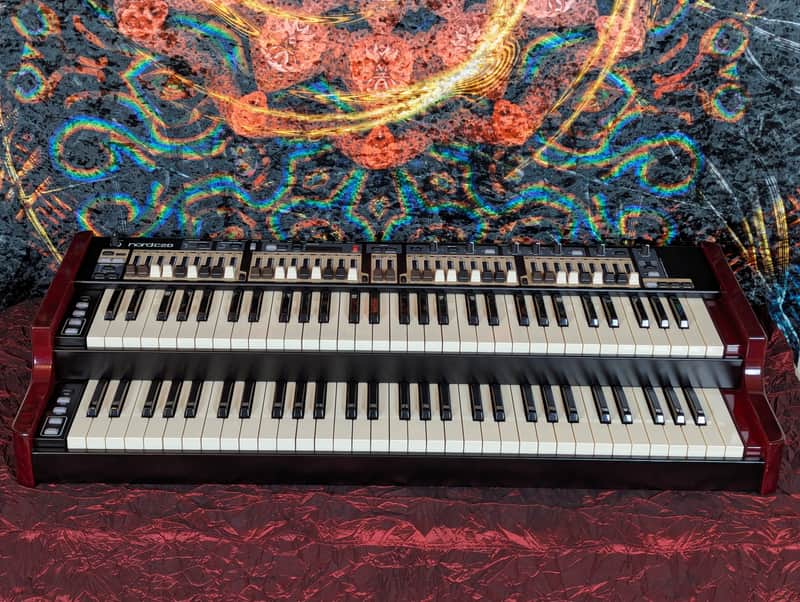 Nord C2D Dual 61-Key Manual Combo Organ 2012 - 2019 - Black with Wood Sides image 1