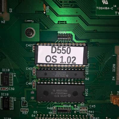 Roland D550 Latest OS ROM version 1.02 D-550