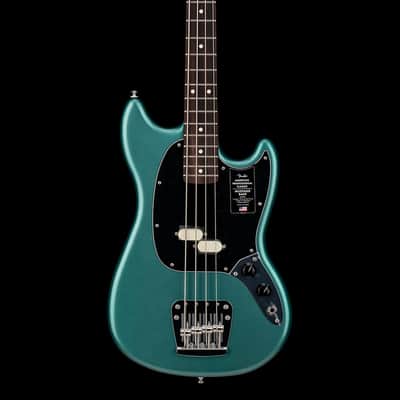 Fender American Professional Classic Mustang Bass - Faded Sherwood Green Metallic #90066 image 3