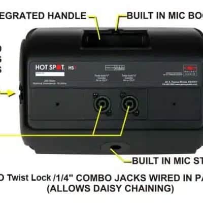 Galaxy Audio HS7 |  Hot Spot Compact Stage Monitor. New with Full Warranty! image 9