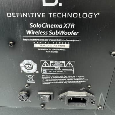 Definitive Technology SoloCinema XTR Subwoofer Home Theater Bass Wireless Sub image 6