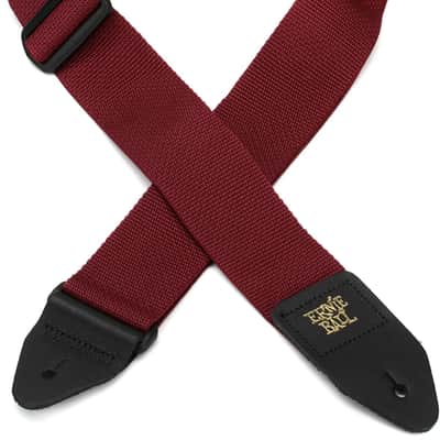 Ernie Ball Polypro Guitar Strap - Burgundy image 1