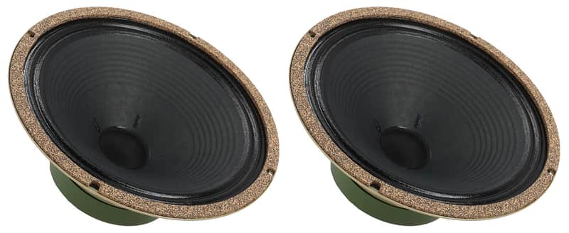 2) Celestion G12M Greenback 16 ohm 25 Watt 12" Guitar Speakers w/ Ceramic Magnet image 1