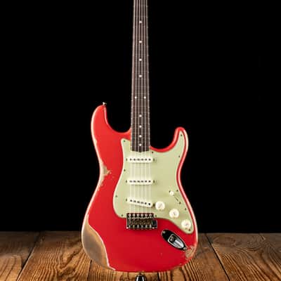 Fender Custom Shop '62/'63 Stratocaster - Aged Fiesta Red - Free Shipping image 2