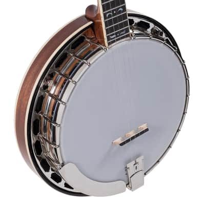 Recording King RK-R36-BR Madison Tone Ring Banjo, Mahogany Resonator image 4