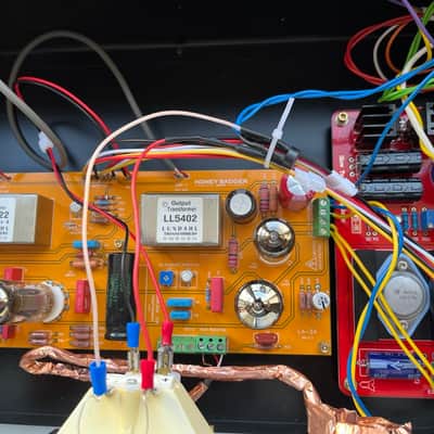 LA2A opto compressor/limiter based on HoneyBadger Audio PCB, with demo image 7
