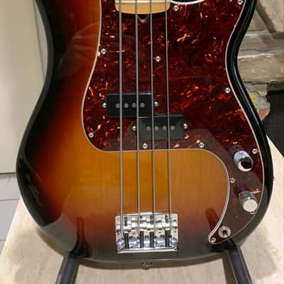 Fender American Standard Precision Bass with Maple Fretboard 2008 - 2016 - 3-Color Sunburst image 1