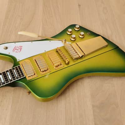 2000 Gibson Custom Shop Firebird VII Green Sparkle Burst w/ Case image 11