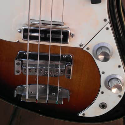 1967 Teisco EBX200 Bass  Sunburst-Mezurashi! image 10