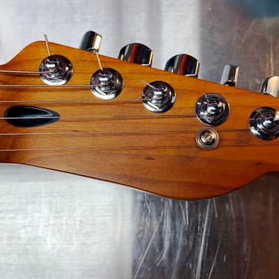 New Custom 63 64 American Telecaster Sonic Blue Nitro Satin Roasted Maple image 9