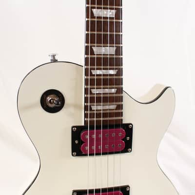 HardLuck Kings Bossman LP Style Electric Guitar in White image 7