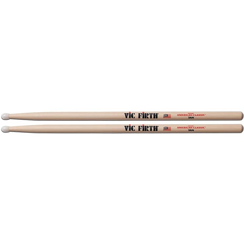 Vic Firth American Classic Hickory 3A Nylon Tip image 1