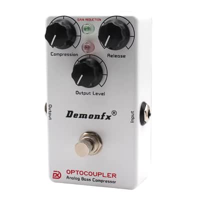 Demonfx OPTOCOUPLER COMPRESSOR Bass Effect Pedal Based on OPTO COMP image 5