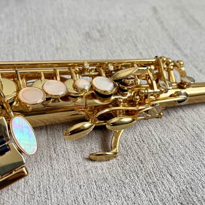 Selmer Paris Super Action 80 Series II Jubilee Soprano Saxophone (Model 51J) | Selmer Concept MP | H&M Stand image 4