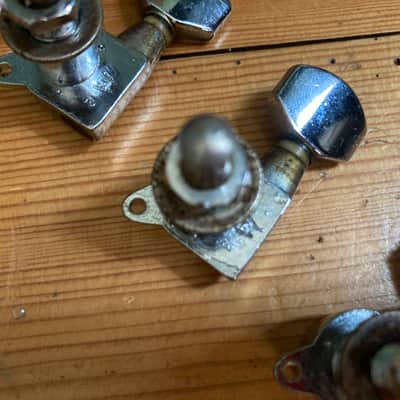 Fenix Young Chang Strat Stratocaster Guitar Original Tuners Machine Heads Korea image 7