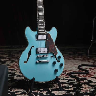 D'Angelico Premier Mini DC, Sky Blue Sky Blue image 14