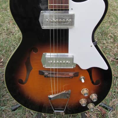 Kay Swingmaster Guitar & Univox Tube Amp 1960's (Grassi Custom Branded) image 4