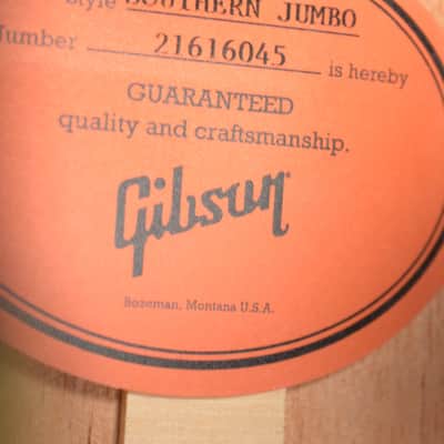 Gibson Southern Jumbo Original Vintage Sunburst image 10